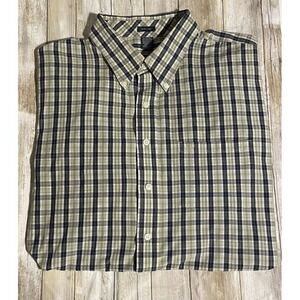 Men's Izod‎ Button Down Long Sleeve Shirt Easy Care Size XXL